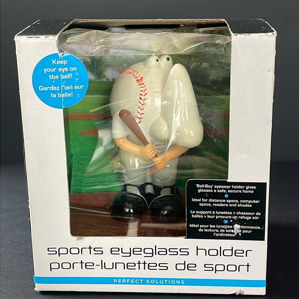 BALL BOY Sports Eyeglass Holder Baseball Collectible Sports Gifts Vintage Decor